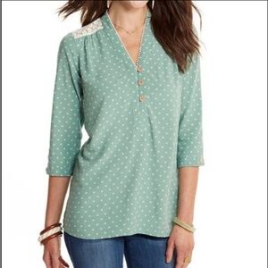 Matilda Jane Enticing Eyelet Top XL